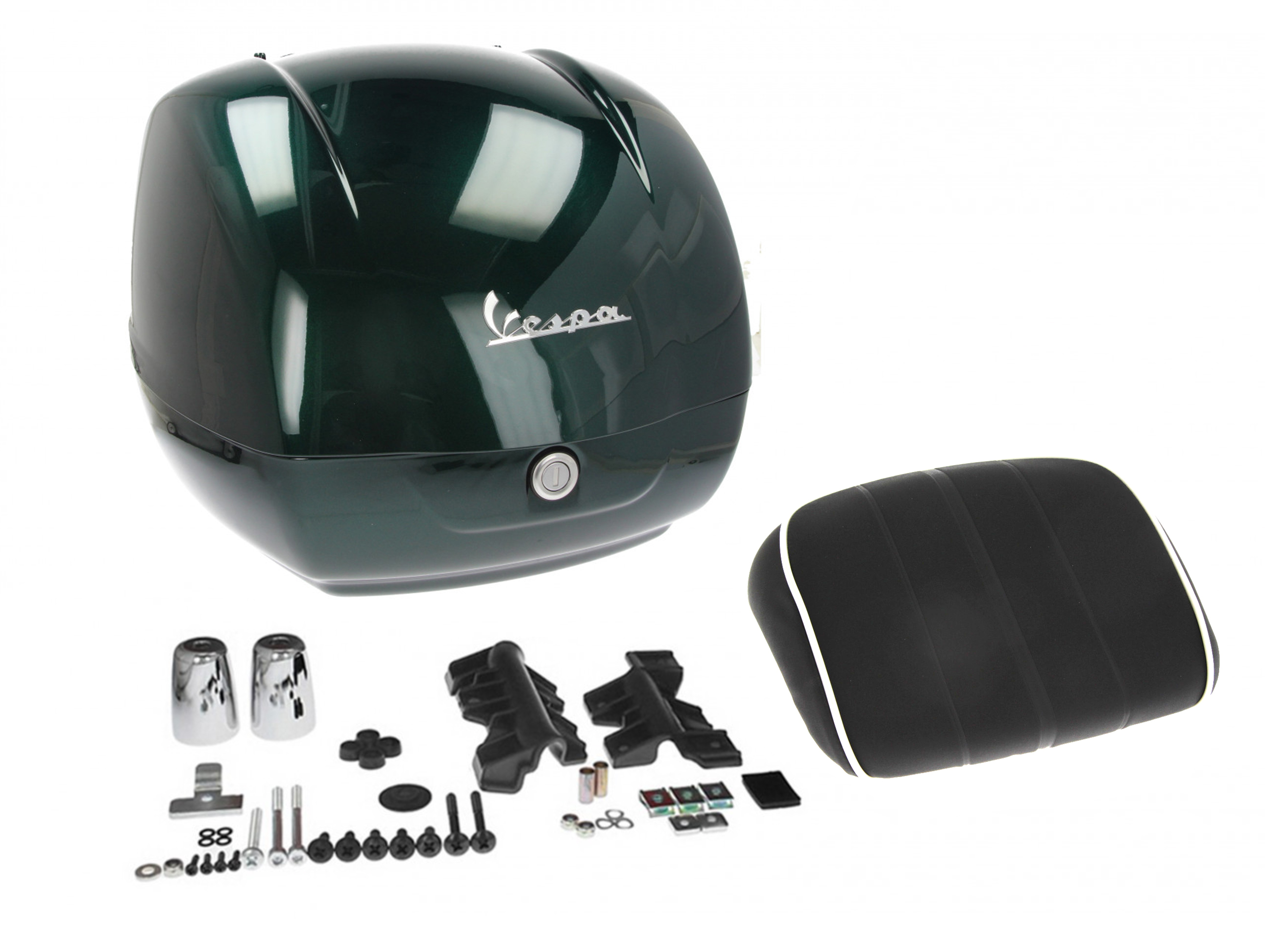 Top case pour Vespa GTS Racing Sixties - vert, metallized green 349/A, 37 l