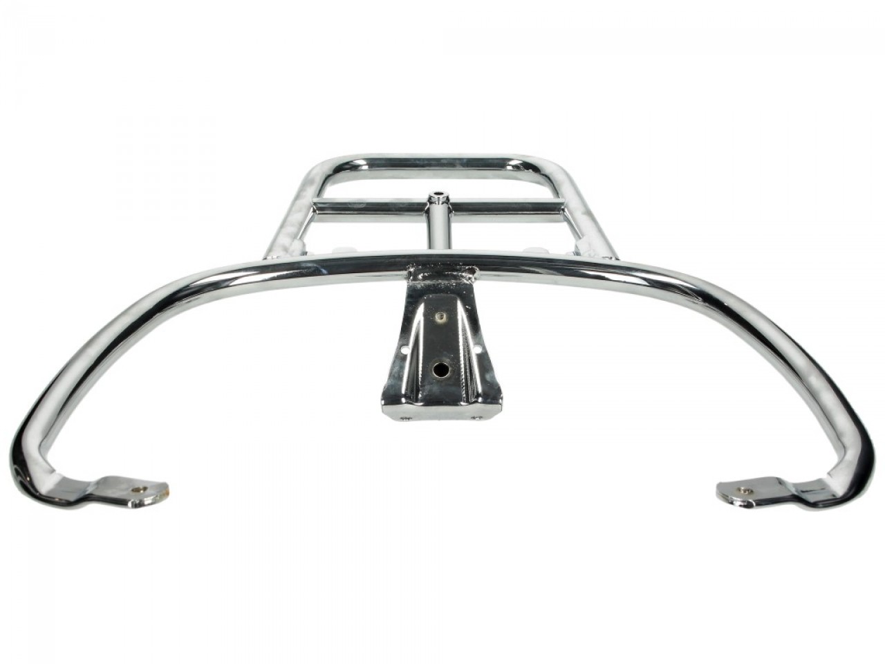 Porte-bagages arrière chromé pour Vespa Primavera / Sprint / Elettrica