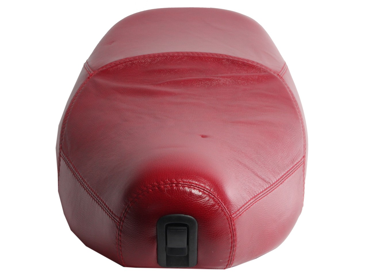 Selle Vespa en cuir véritable rouge pour LX 50-150ccm Touring, ET2/ET4 /LX/LXV/S 50-150ccm-