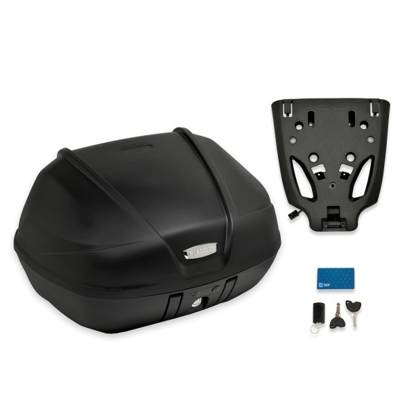 Kit Top Case "Keyless" 52 l (avec plaque de maintien) pour Piaggio MP3 400 / 530 HPE
