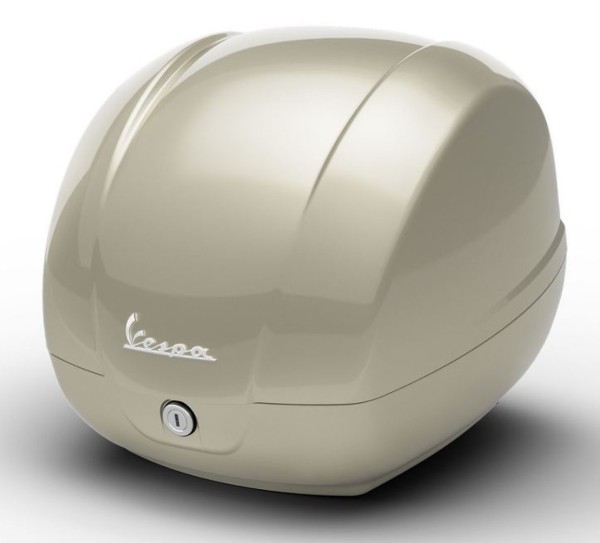 Top case original 36L pour Vespa GTS 125/310 et GTV 310 - beige / Q01
