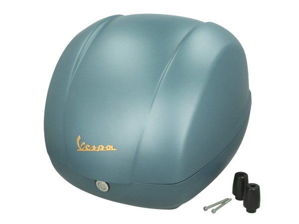 Top case Vespa 36 L bleu sans rembourrage dorsal Blue Officina 8 (D31)