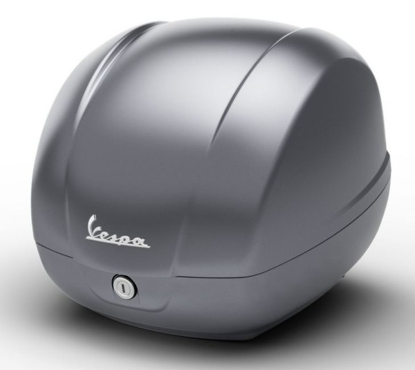 Top case original 36L pour Vespa GTS 125/310 et GTV 310 - gris / titane / 707/C