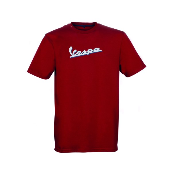 Vespa T-shirt Graphique Homme, red
