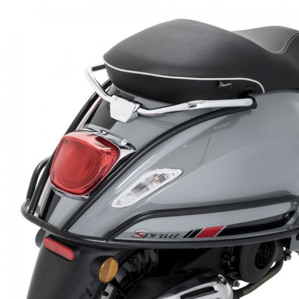 Arceau de protection arrière Vespa Primavera / Sprint / Elettrica - noir