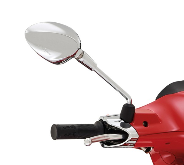Rétroviseur droit chrome pour Vespa Sprint 50-150ccm 2T/​4T