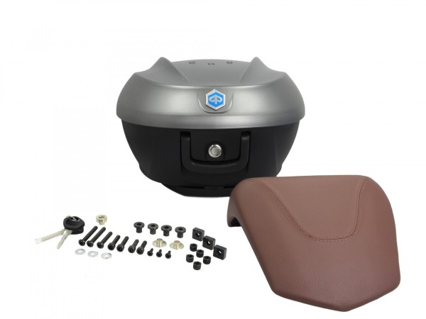 Top case 36L pour Beverly Original Piaggio - GRIGIO DUST 785/A