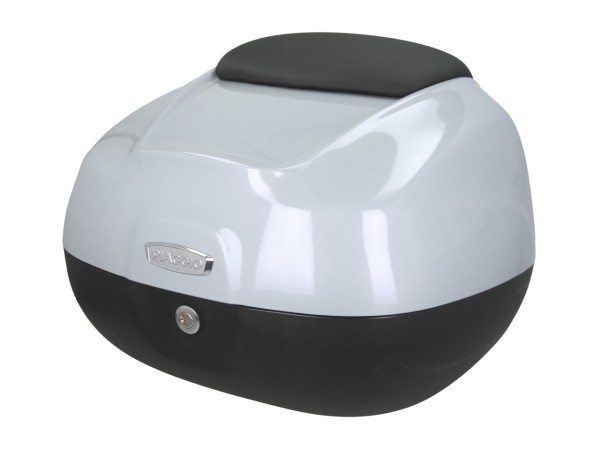 Top case 37 L avec dossier pour Piaggio MP3 HPE 530 Exclusive (2024) - grigio Mercurio G18