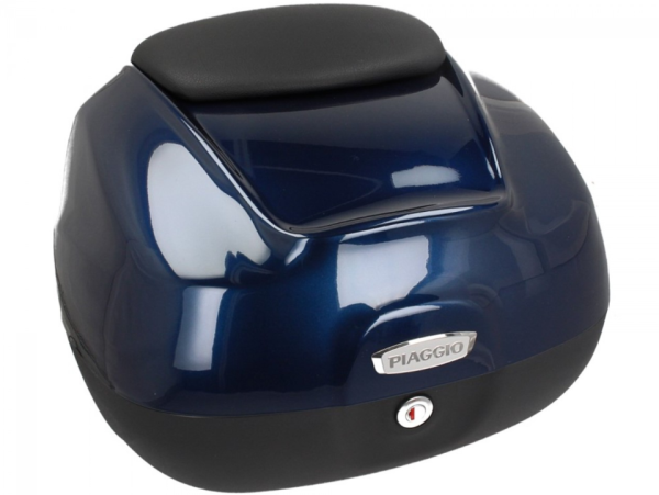 Top case 37 L avec dossier pour Piaggio Medley 125/150 (16-18) - bleu nuit 222/A
